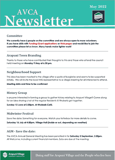 AVCA NewsletterMay 2022